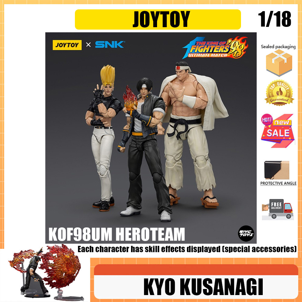 JOYTOY KOF 98UM Hero Team Kyo Kusanagi Benimaru Nikaido Goro Daimon SNK 