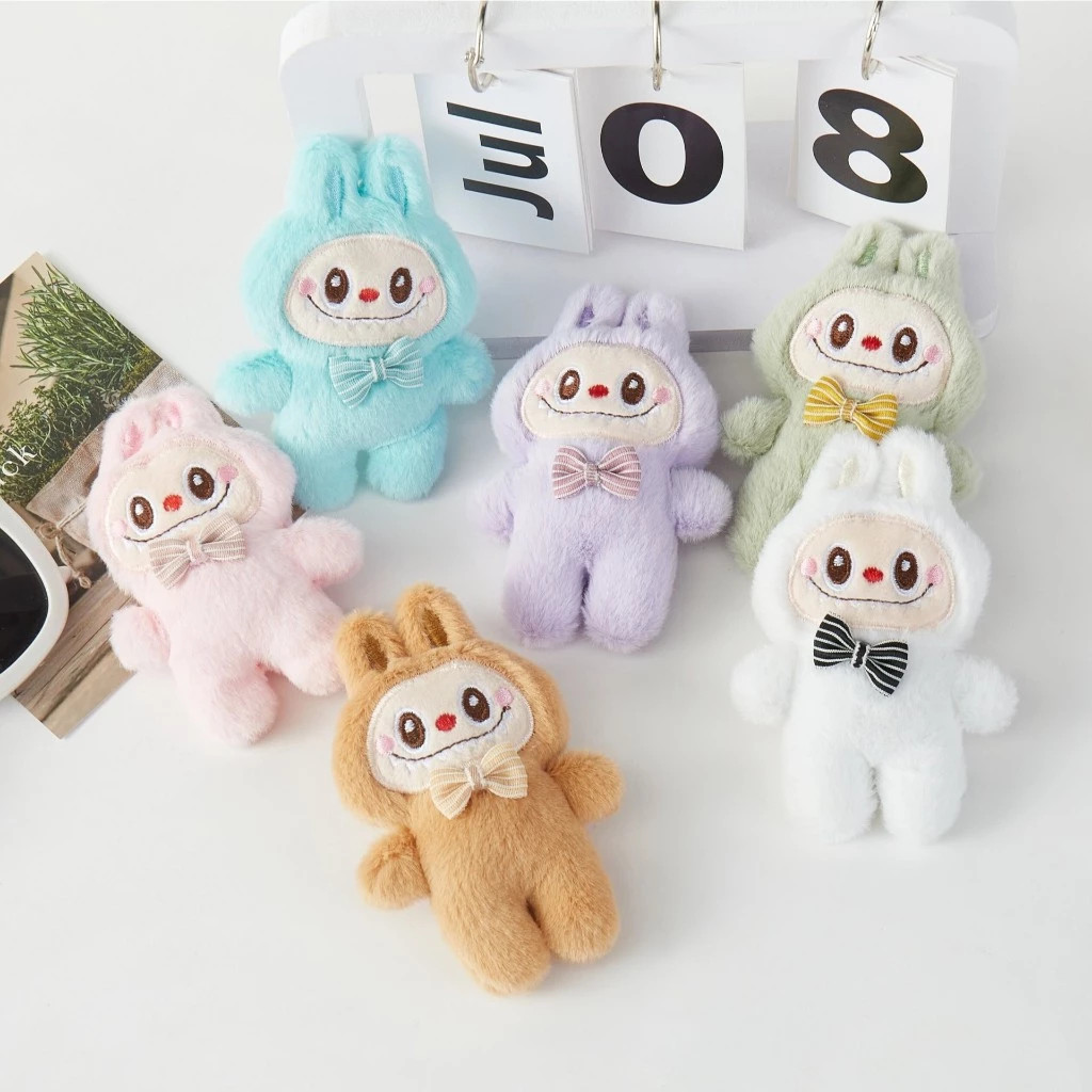 (HOT) Labubu teddy bear, labubu teddy bear - cute, cute labubu keychain ...