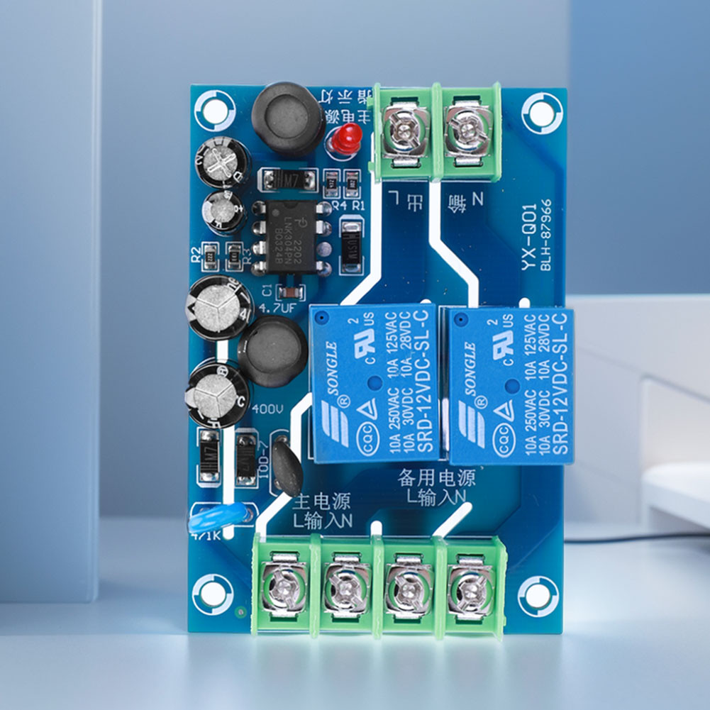 [Redkeev.my] 220V 2 Way Dual Power Supply Automatic Switcher 10A ...