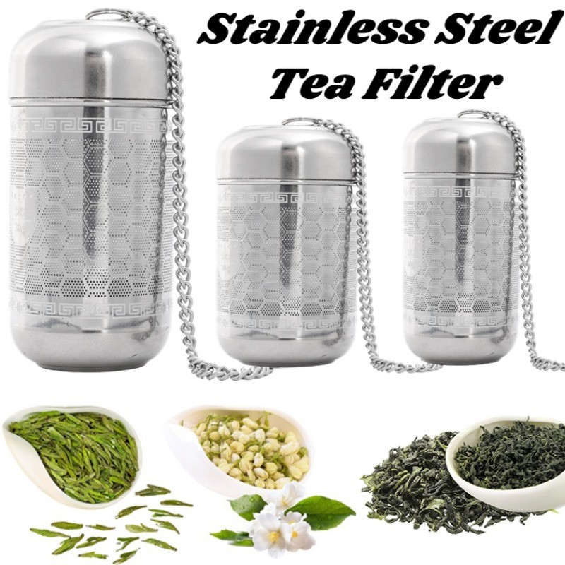 Kitchen Fine Mesh Coffee Tea Filter Ball 304 Stainless Steel Tea ...