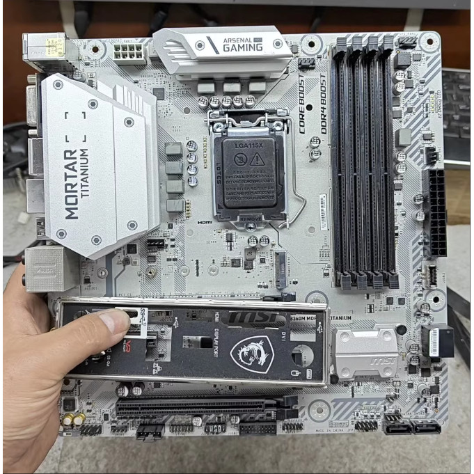 Micro Atx Mortar Titanium Motherboard Msi B450M Mortar Titanium
