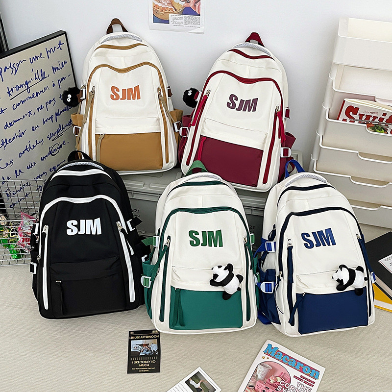 Fashionable New Large Capacity Letter Backpack for Female Students ...