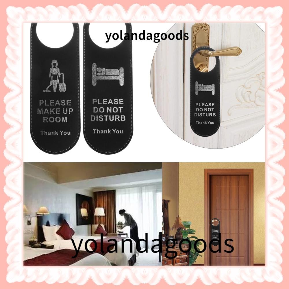 Muka Please Do Not Disturb & Make Up Room Door Hanger Sign - 10 Pack, Double-Sided Plastic Door Knob Signs For Hotels, Offices, Homes