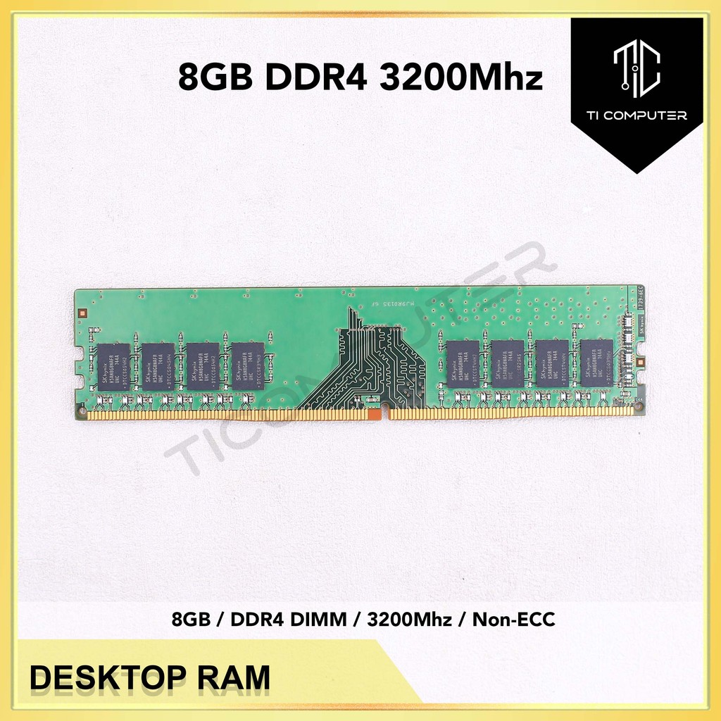 Used 8GB DDR4 3200MHz PC4-25600 DIMM Desktop PC RAM | Shopee Malaysia