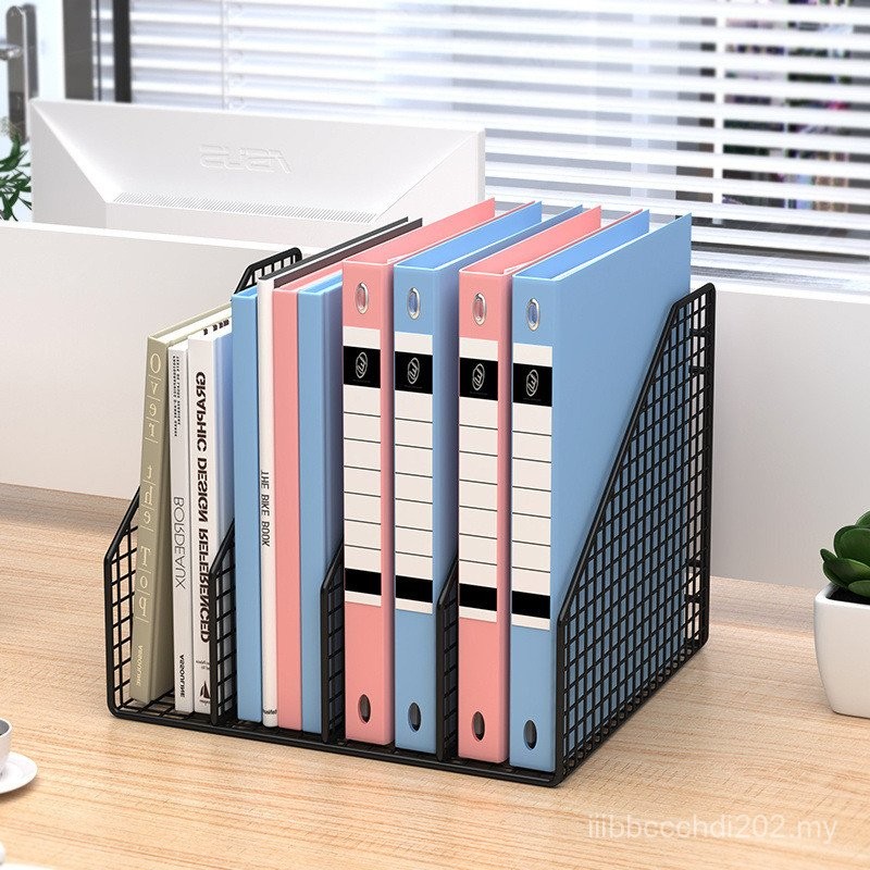 Office Supplies Multi-Layer Iron File Rack Desk Organizing Folder ...