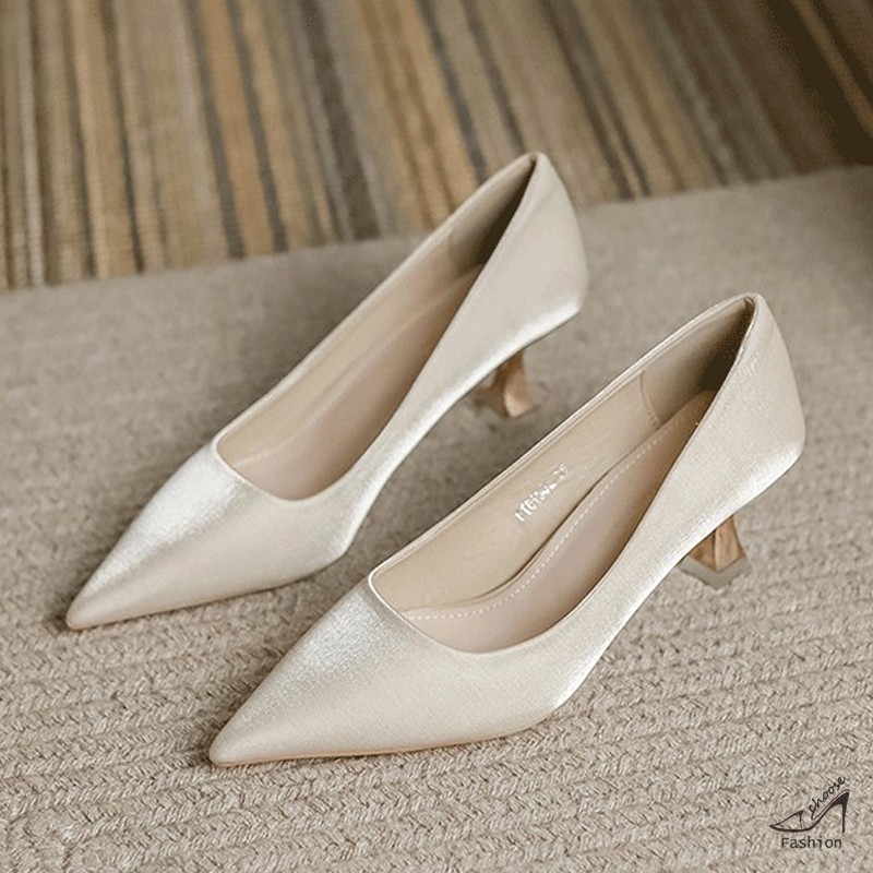 Local Ready Stock】 Kasut nikah Perempuan tinggi Pengantin