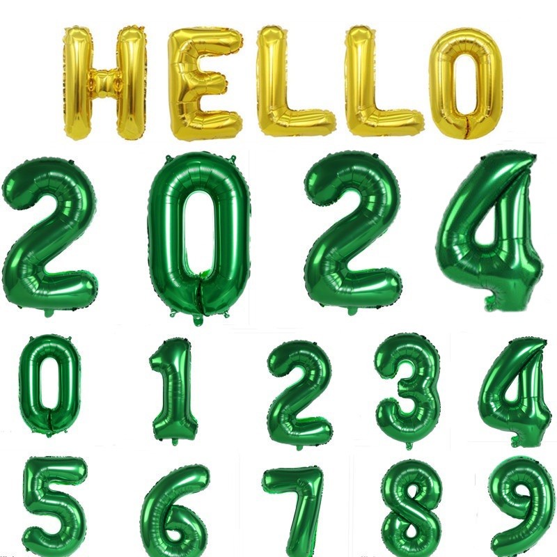 MAGJUCHE Green Foil 40 In 43 Helium Jumbo Number Balloons, 43rd Birthday Decoration Digital Balloon For Women Or Men, 43 Year Old Party Supplies