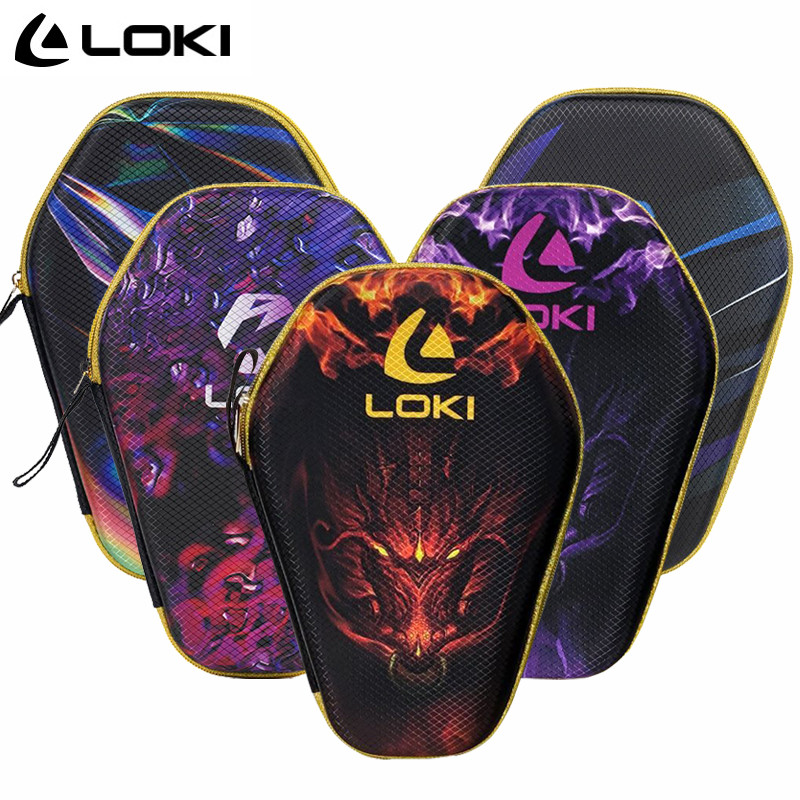 Original LOKI Table Tennis Racket Case Portable Ping Pong Bat Bag EVA ...