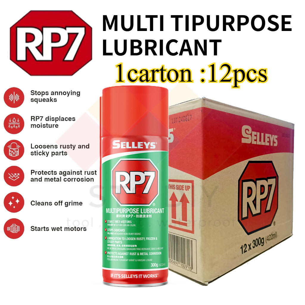 Selleys Rp7 Multi Purpose Lubricant Spray Hinge Rust Prevention Spray ...