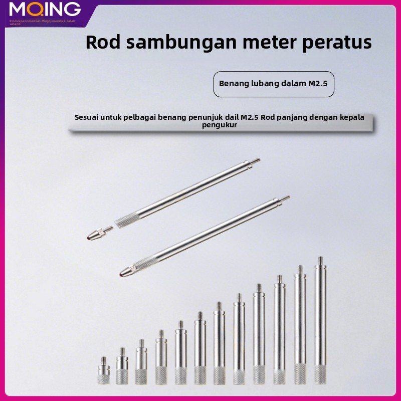 Dial Indicator Extension Rod Height Gauge Probe Meter Needle Thread M2 ...