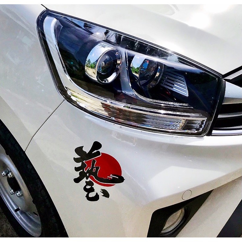( Ready Stock )S258# Chinese Word J’S Racing Japan Car Vinyl Decal ...