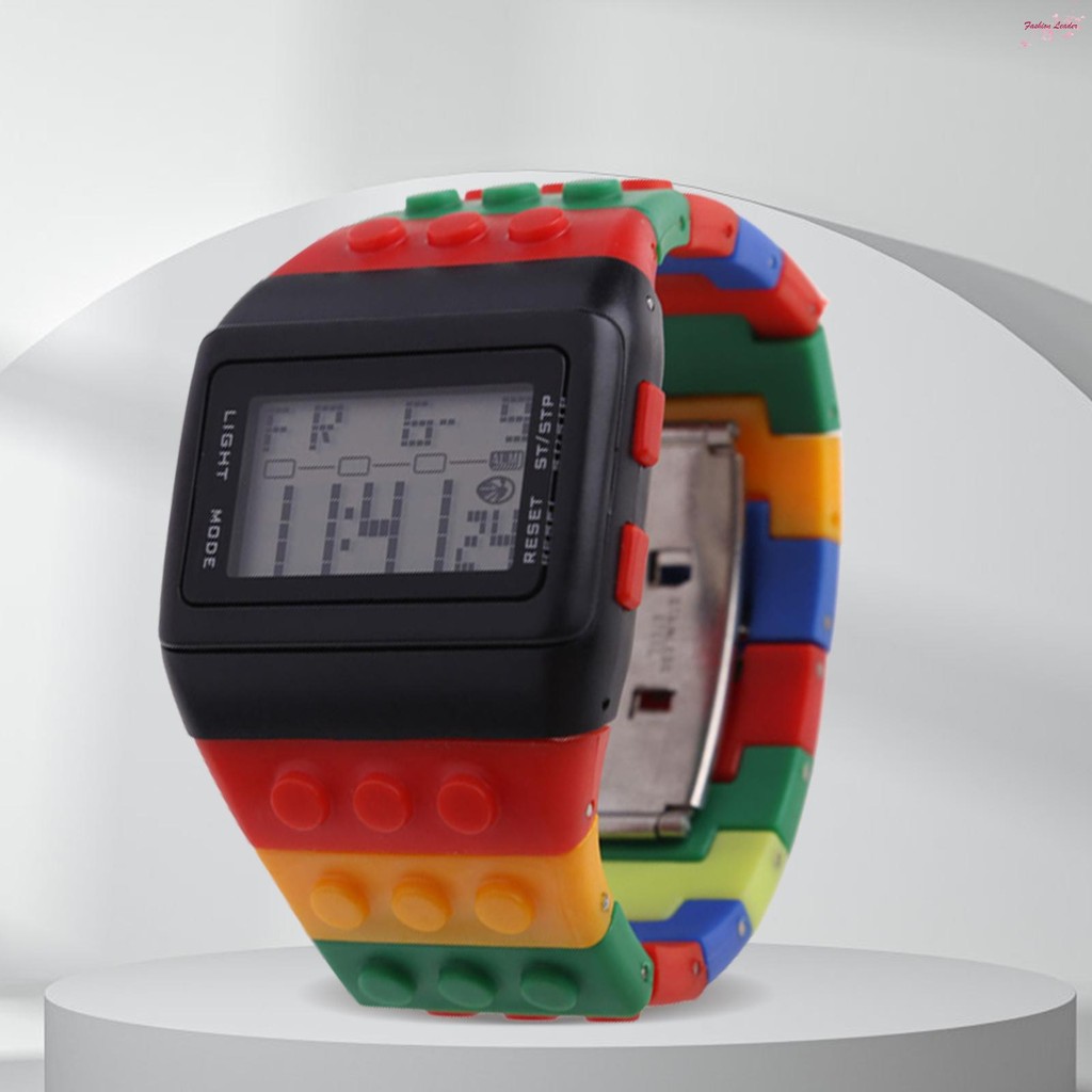 Digital Light Sports Watch LED Luminous Colorful Watches for Outdoor ...