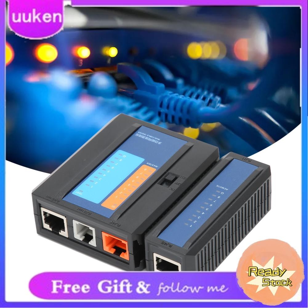 Uukendh RJ45 Cable Tester LED Status Display Network High Sensitivity ...