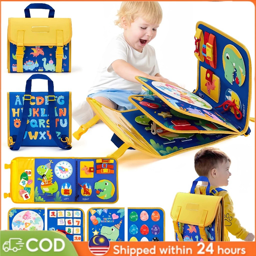 MISSONE丨Toddler Busy Board Montessori Toys Learning Educational ...