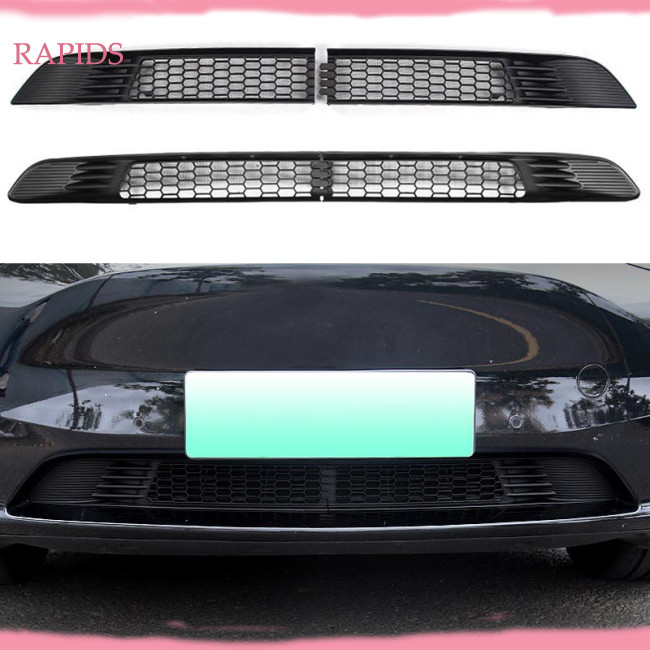 RAP Front Grill Mesh, Split Design Front Lower Bumper Air Inlet Vent ...