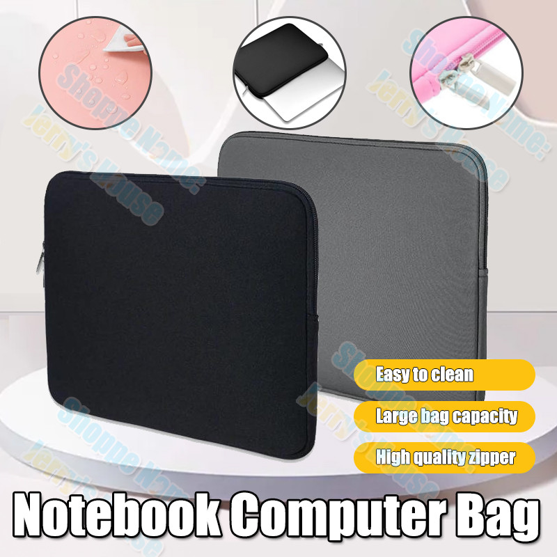 14/15.6 Inches Portable Zipper Soft Sleeve Laptop Protective Handbag ...