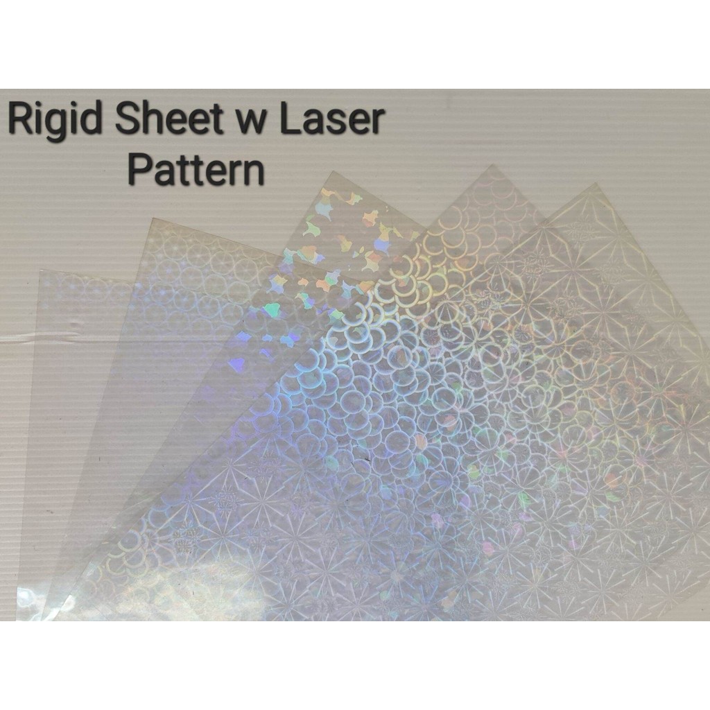 Rigid Sheet A4 with LASER PATTERN Cover Sheet Colour Sheet Kertas Rigid ...