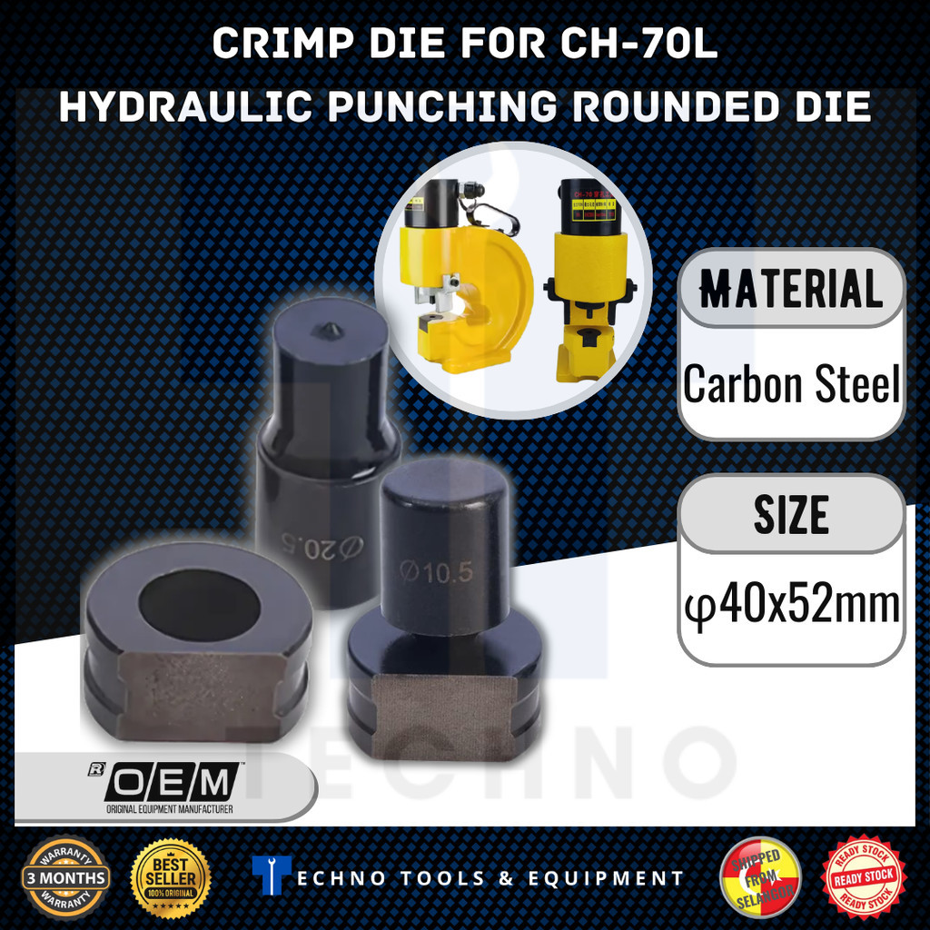Round Hole Punching Die for CH-70L Hydraulic Punching Machine | PRE ...