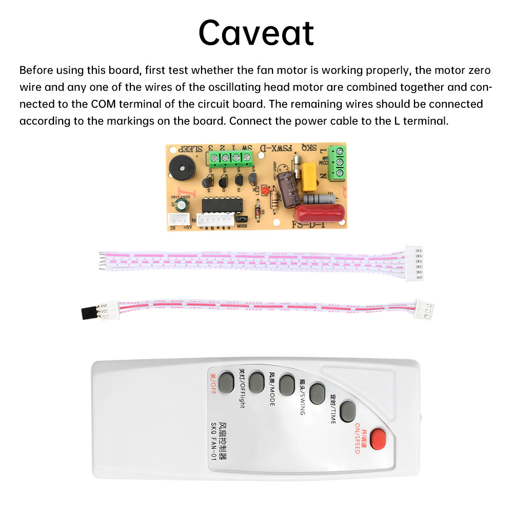 DIYMORE 220V electric fan universal computer board remote control ...