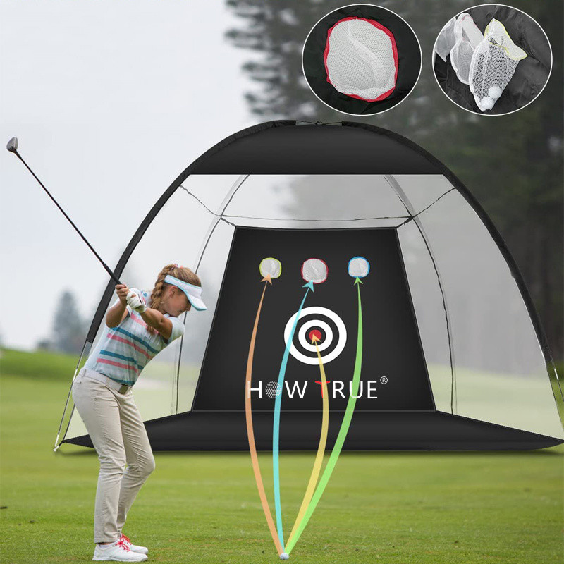 Indoor Golf Practice Net Swing Strike Cage Cutting Practice Indoor ...