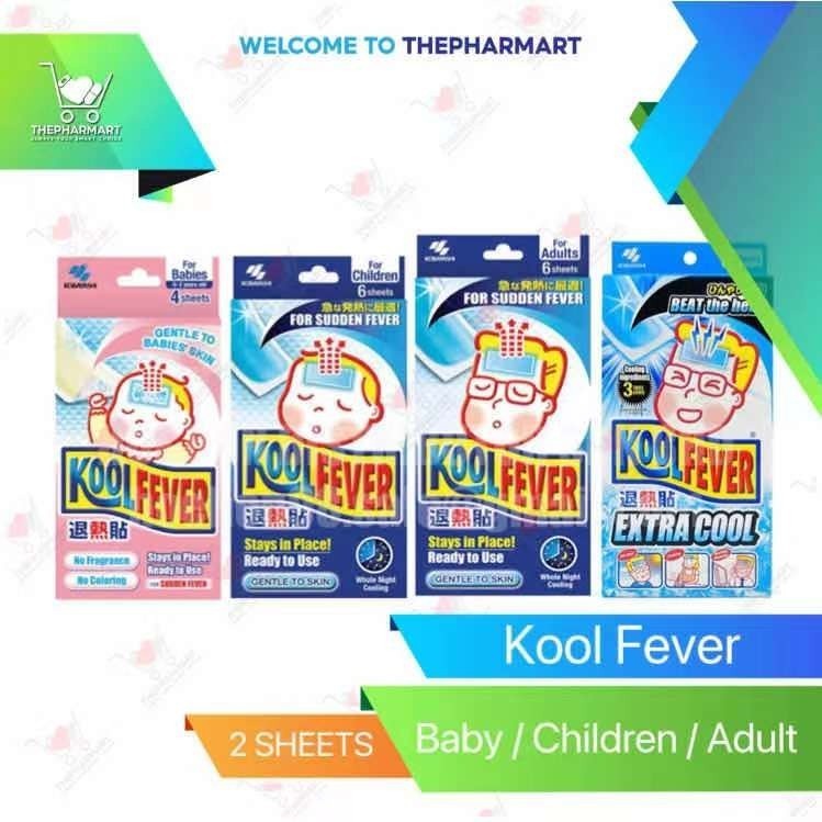 KoolFever Kool Fever - Baby/Children/Adult (2 Pcs/Pack) | Shopee Malaysia