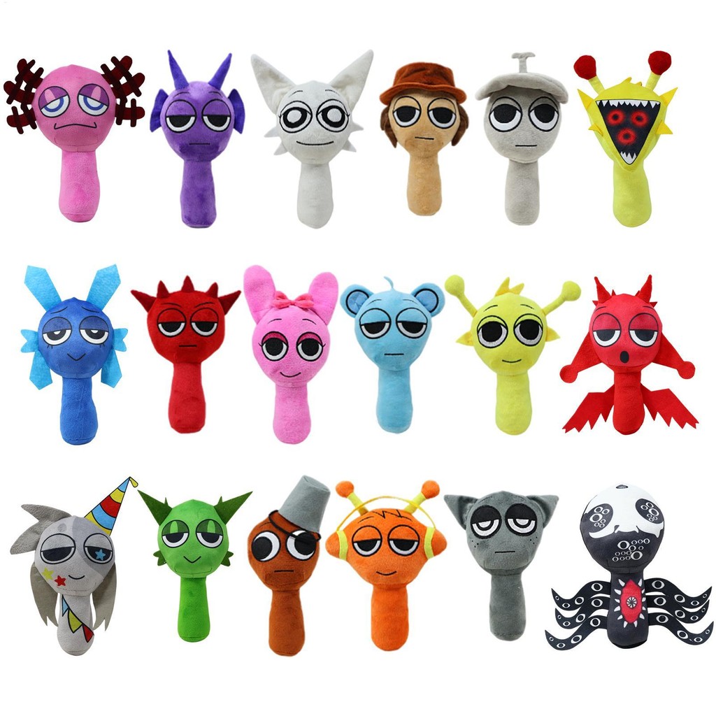Sprunki Plush Toy Sprunki Incredibox Stuffed Doll Variation Raddy Oren ...