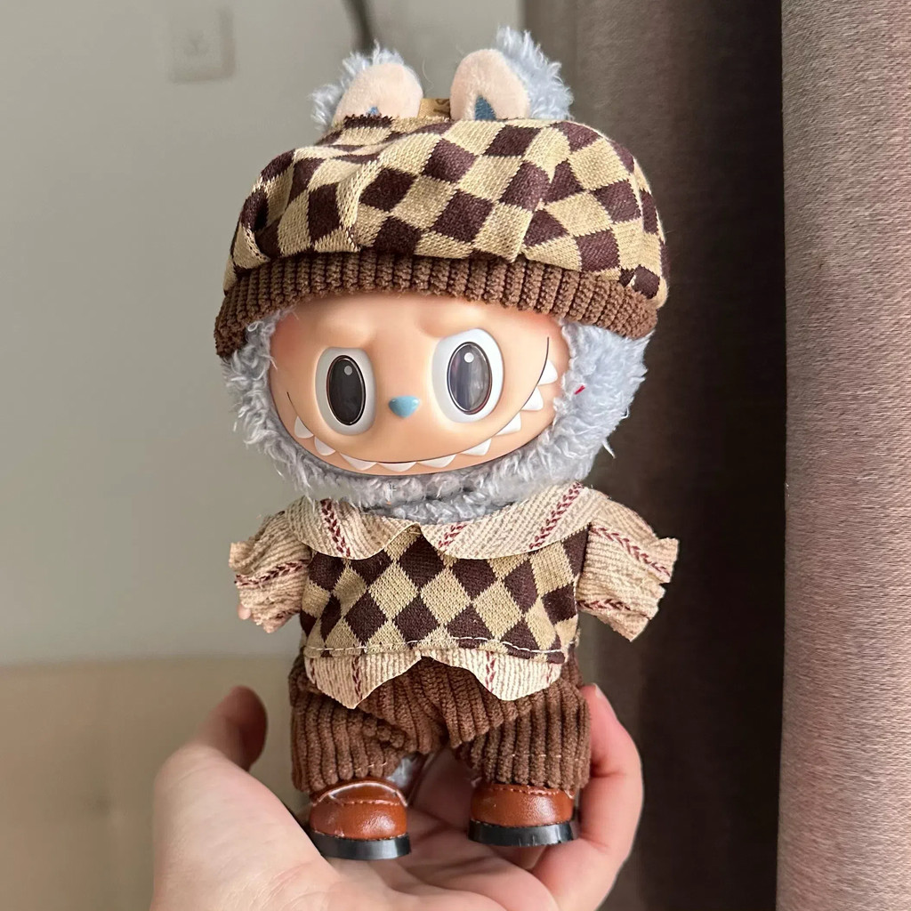 17cm labubu labubu Baby Clothes Vinyl Mystery Box 1st Generation 2nd ...