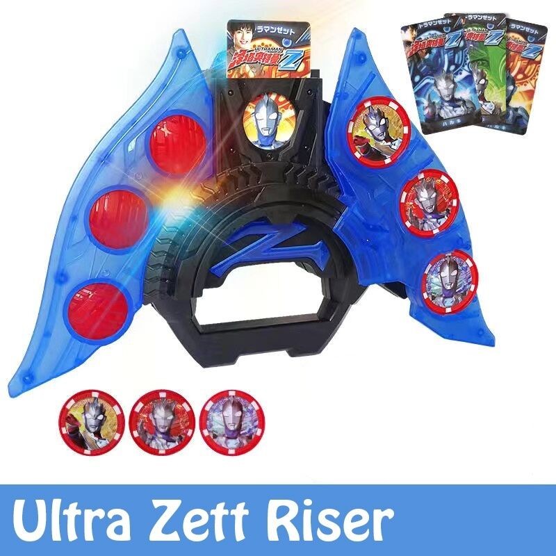 Ultraman with riser medal access card Ultraman with medal Ultraman Zett ...