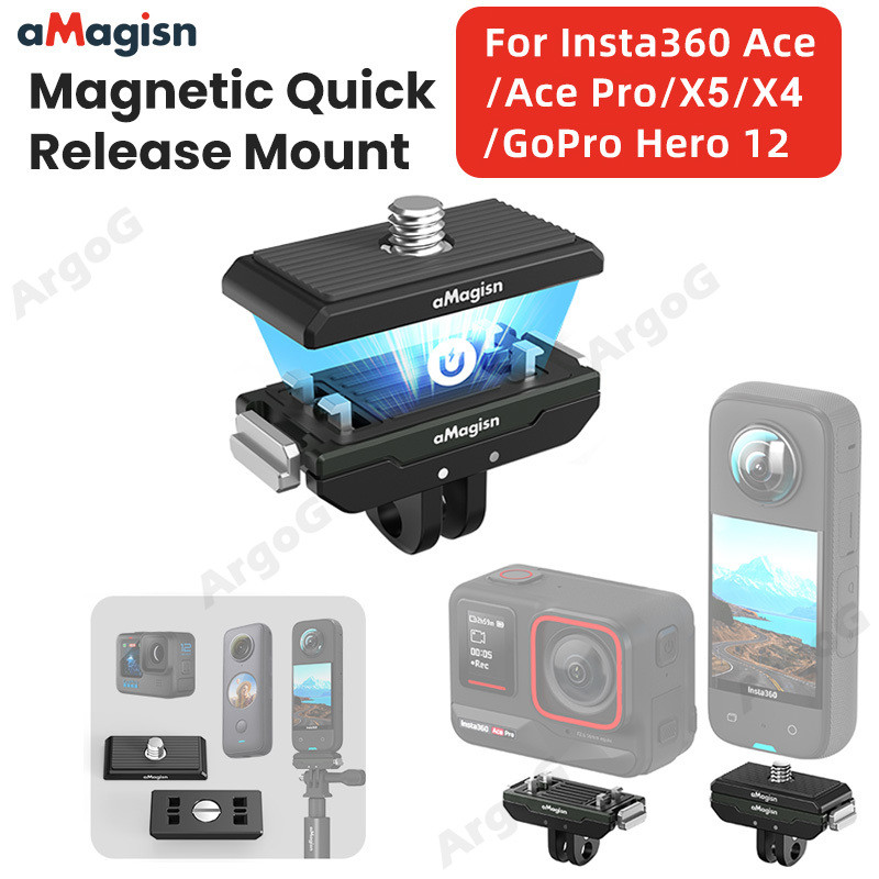 K&F CONCEPT MAGNETIC Quick Release Adapter Mount For Insta360 X5 And Ace Pro 2 $41.79 - AU