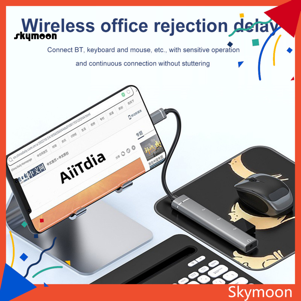 Skym* Multi-device Hub Portable Docking Station Usb C Hub 3 Port Pd ...