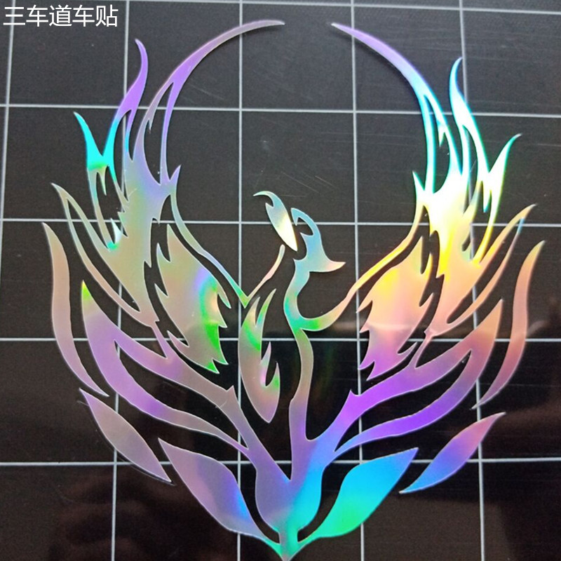 Fire Phoenix Electric Motorcycle Stickers Car Modified Decoration Fuel ...