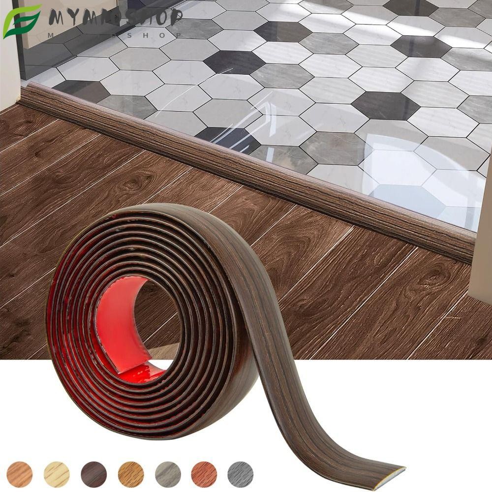 MIOSHOP Floor Transition Strip, Carpet To Tile Self Adhesive Threshold ...