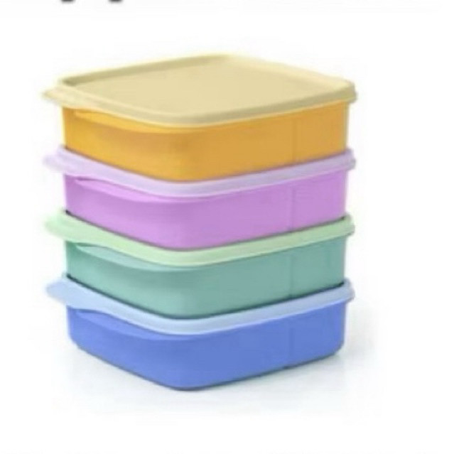Tupperware divided lunch box 550ml (4pcs) | Shopee Malaysia