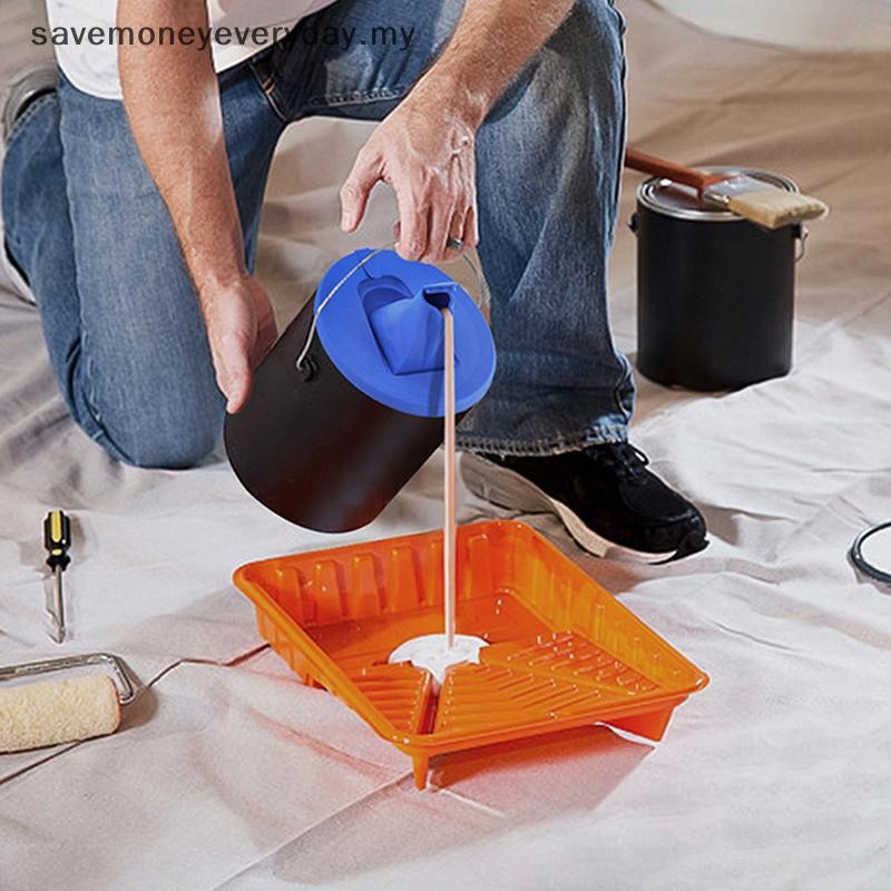 [savemoney] Paint Can Lid Cover And Pouring Spout Secure Seal With ...