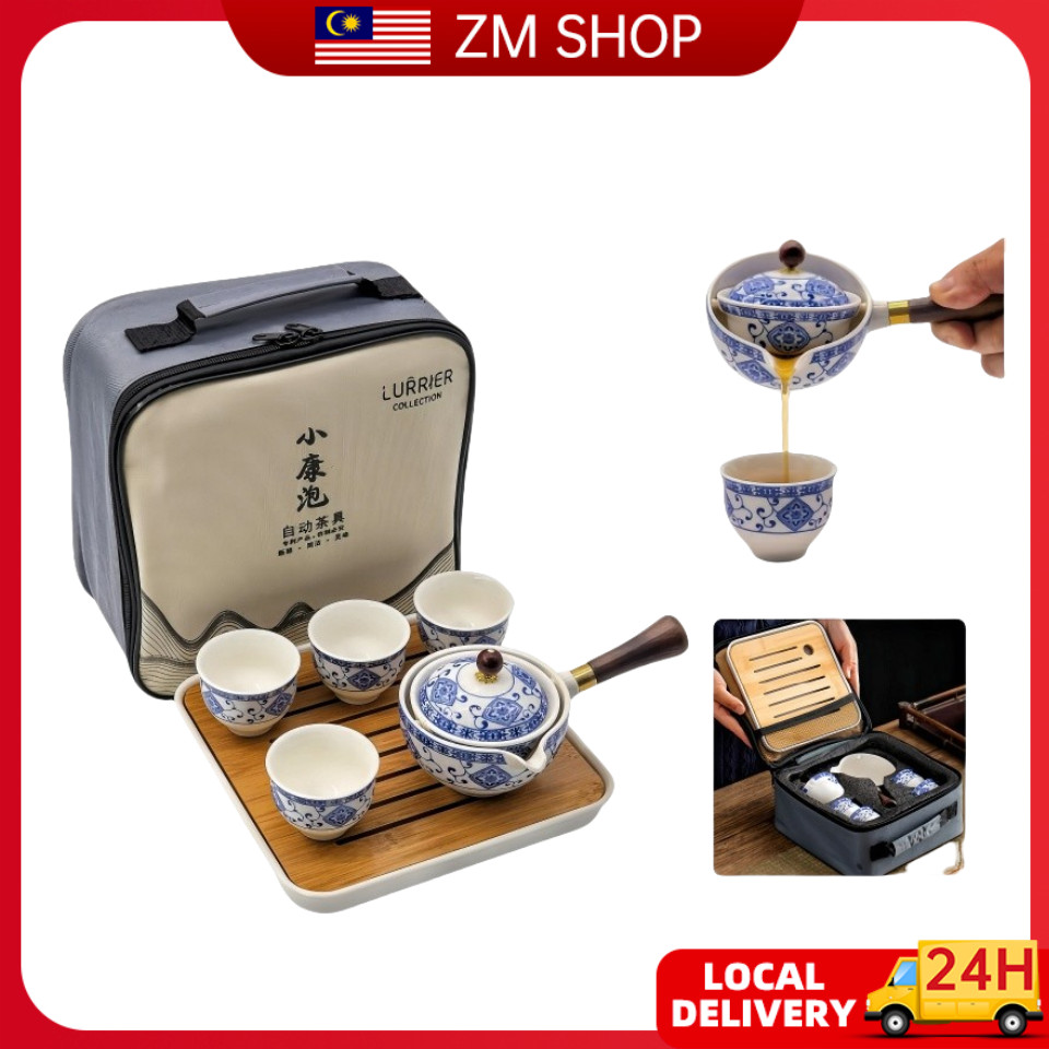 Exquisite 360 Rotation Tea Maker and Infuser Porcelain Chinese Gongfu ...