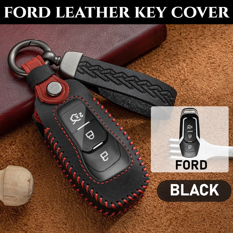 Ford Mustang Stylish Handmade Leather Key Cover Casing | Shopee Malaysia