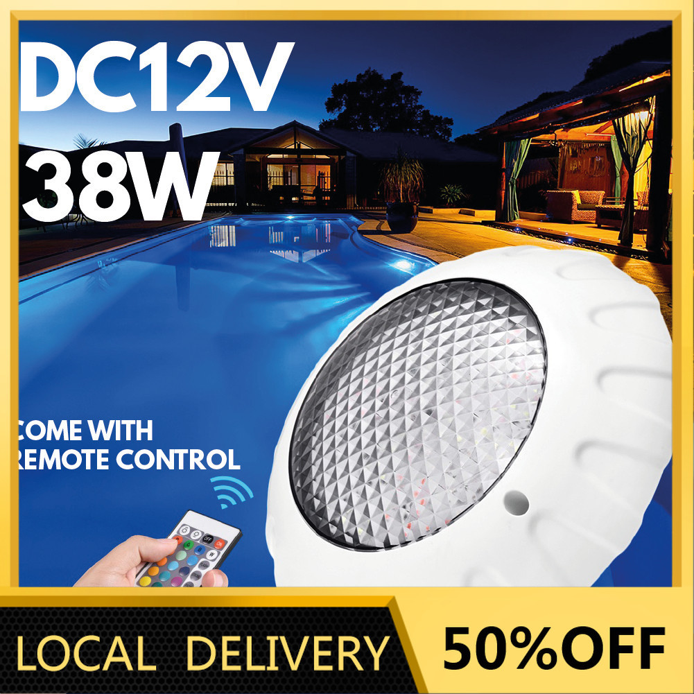 Swimming Pool RGB Light Color Changing DC12V IP68 Waterproof Pond Light ...