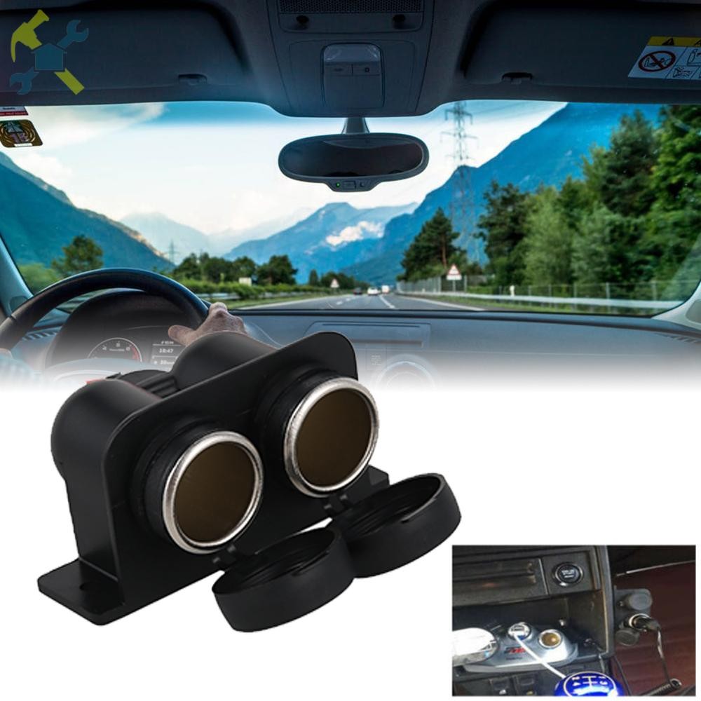 2 Hole Lighter Socket 12V Waterproof Car Lighter Vehicle Parts ...