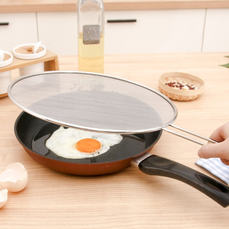 33cm Kitchen Grease Splatter Screen Guard Stainless Steel Splatter ...