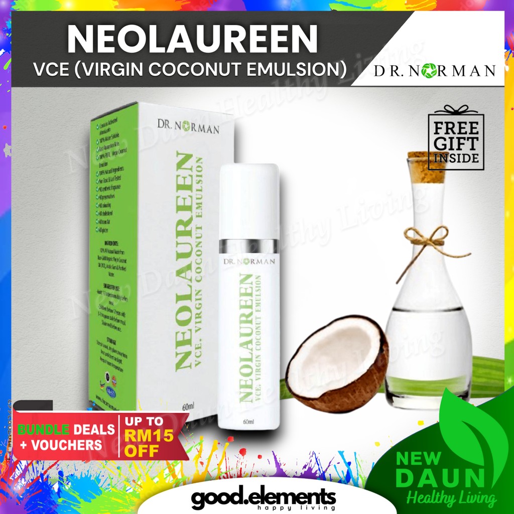 DR NORMAN NEOLAUREEN/ MONOLAURIN/ VIRGIN COCONUT EMULSION VCE NATURAL ...