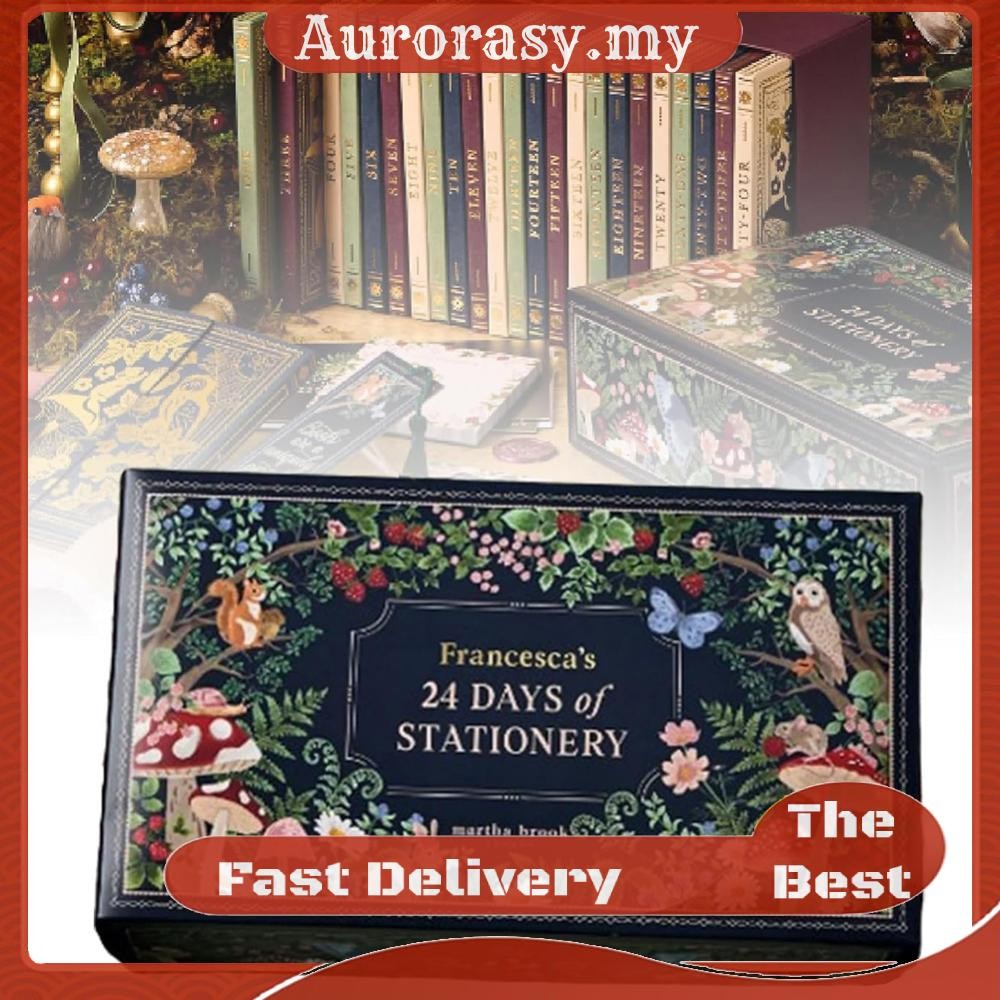 Stationery Advent Calendar 2024 Christmas Countdown Calendar Contains