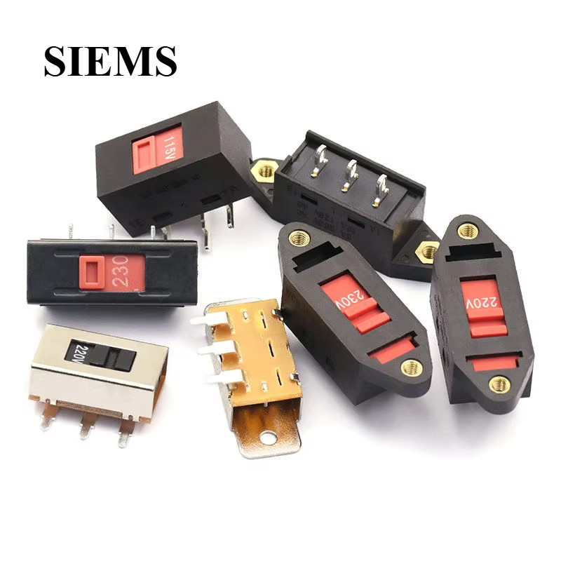 2pcs/5pcs Voltage Transfer Switch Slide Switch 3 Pin 6 Pin 110v to 220v ...