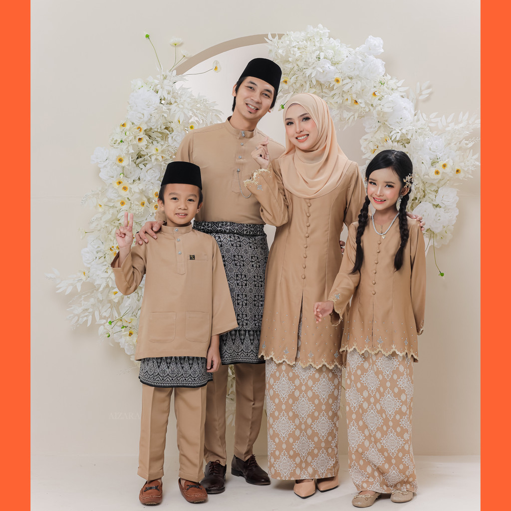 KEBARUNG MAHSURI NUDE/BAJU RAYA SEDONDON SET FAMILY BAJU RAYA by AIZARA ...