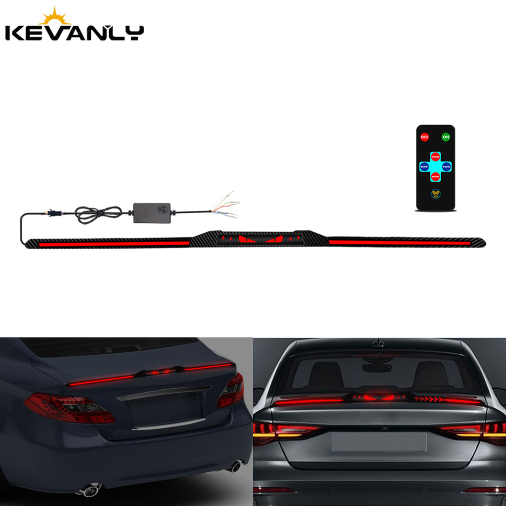 Car Tail Light Rear Brake Led Light Strip Adjustable Stop Turn Signal ...