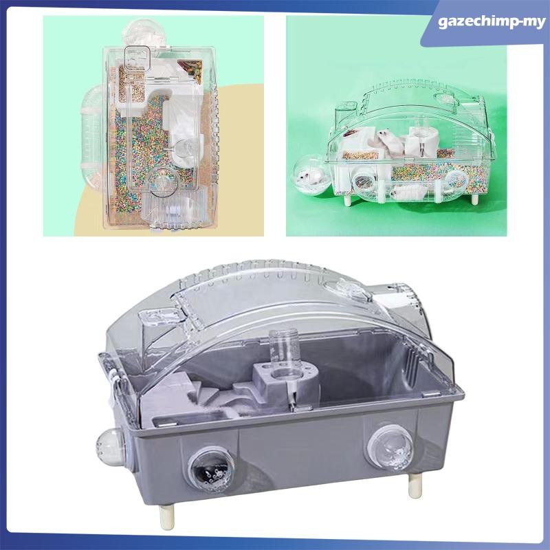 Photo inspiration: Gazechimpmy Hamster Cage Pet House Breathable 2 Tier Transparent Photo Inspiration