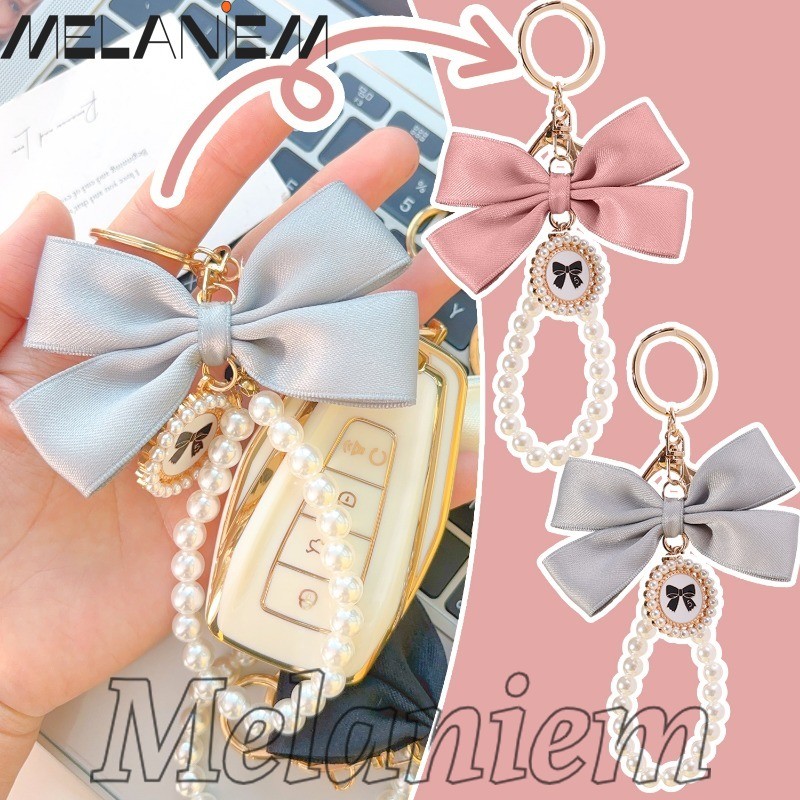 Ribbon Bow Pearl Keychain - Fashion, Sweet, Delicate - Gifts for Best ...