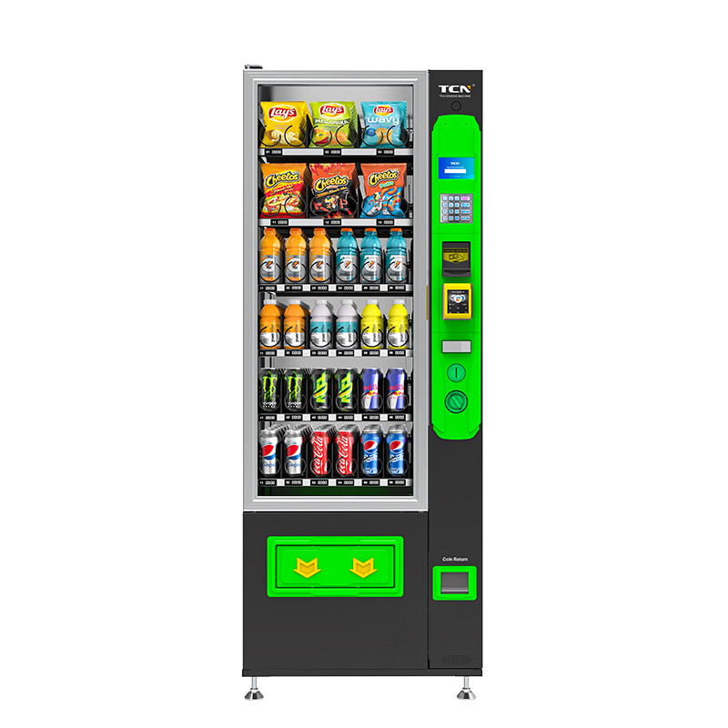 Tcn Inexpensive Small Cold Drink Mini Vending Machine Inches Combo Vending Machine For Foods