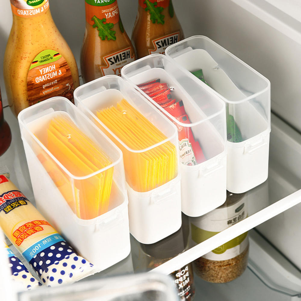 Sliced Cheese Container for Fridge, 1 Pack Cheese Slice Storage ...