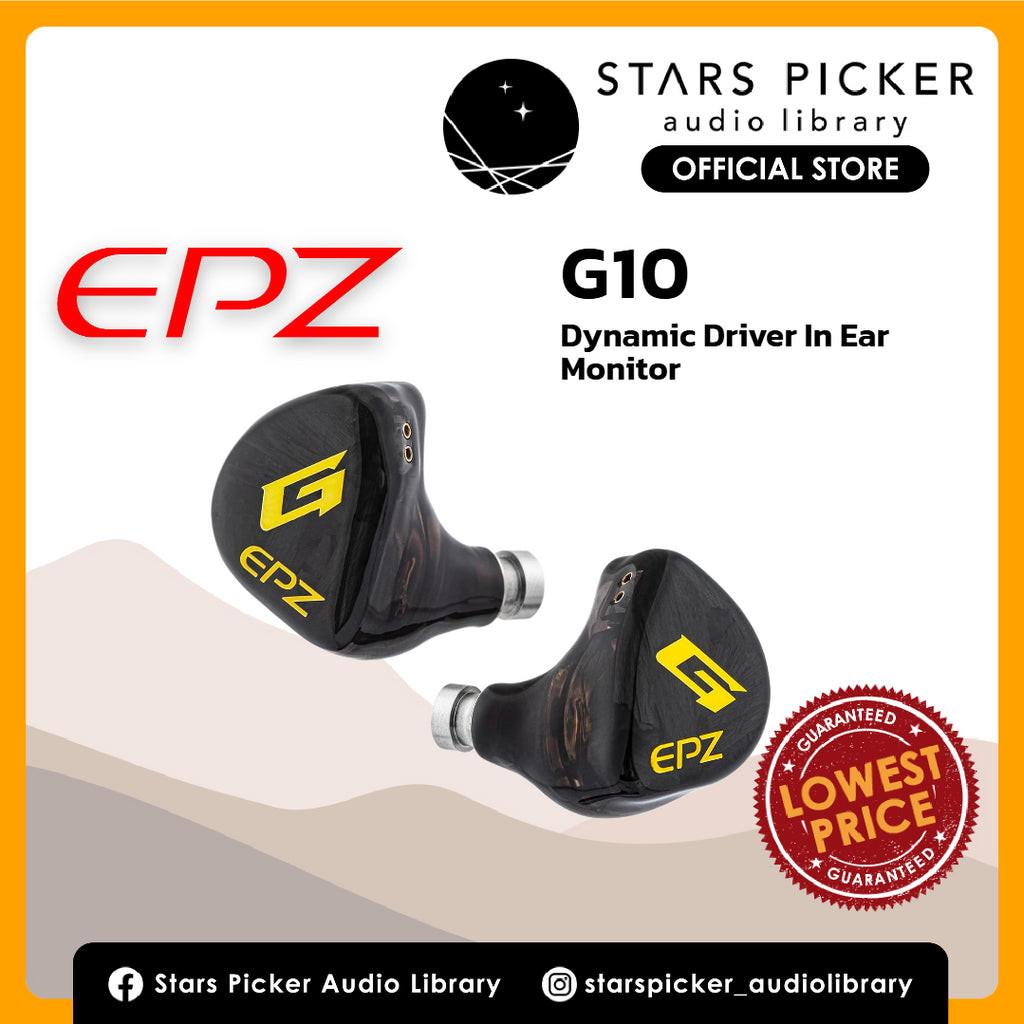 EPZ G10 - 10MM LCP Dynamic Driver IEM In Ear Monitor 0.78 2 Pin ...