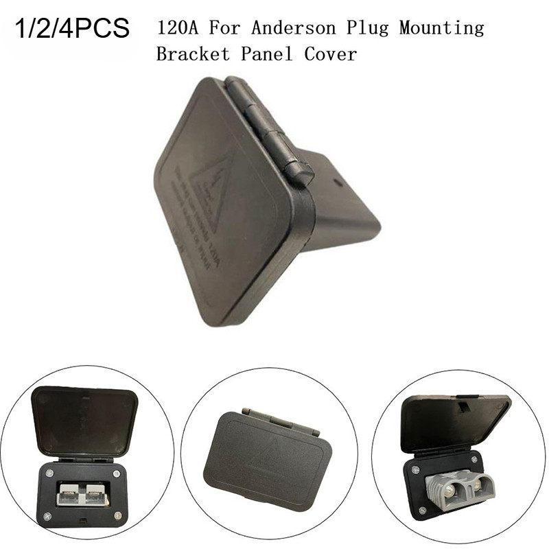 !new! 1/2/4PCS Black for Anderson Socket Panel Bracket 120A Panel Base ...